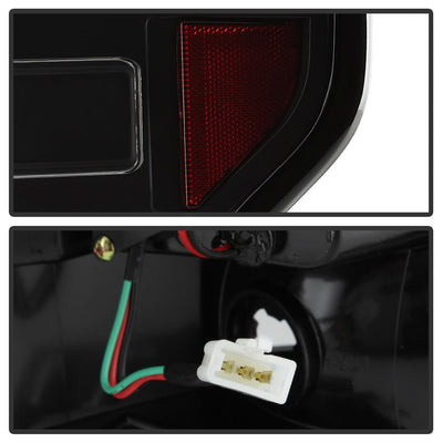 Version 2 Black LED Tail Lights <br>09-14 Ford F-150