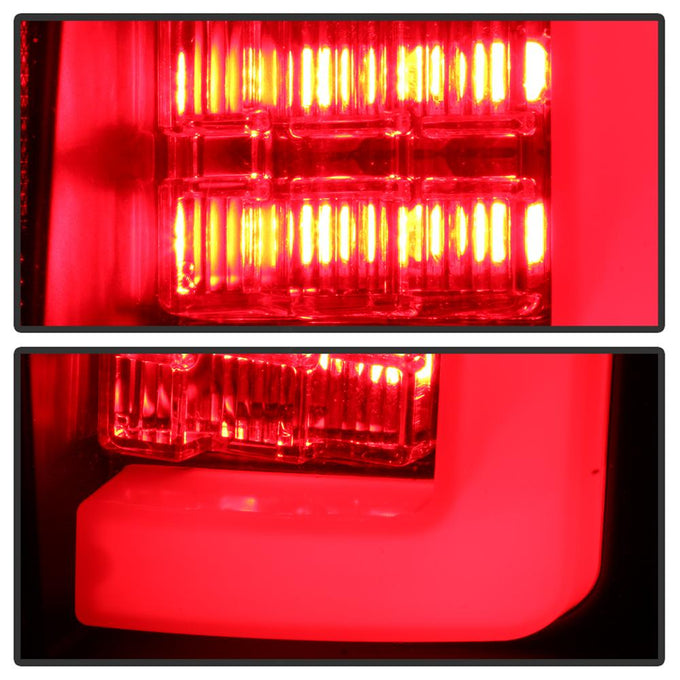 Version 2 Black LED Tail Lights <br>09-14 Ford F-150