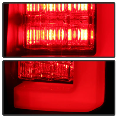 Version 2 Black Smoke LED Tail Lights <br>09-14 Ford F-150