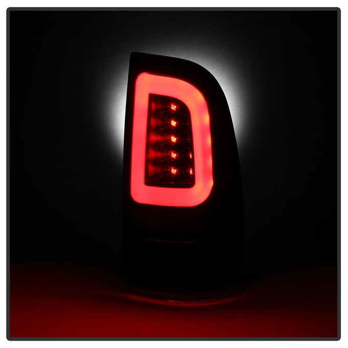 Version 3 Black Light Bar LED Tail Lights <br>97-03 Ford F-150, 1999 F-250, 99-07 F250-F550 Super Duty
