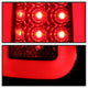 Version 3 Black Smoke Light Bar LED Tail Lights <br>97-03 Ford F-150, 1999 F-250, 99-07 F250-F550 Super Duty
