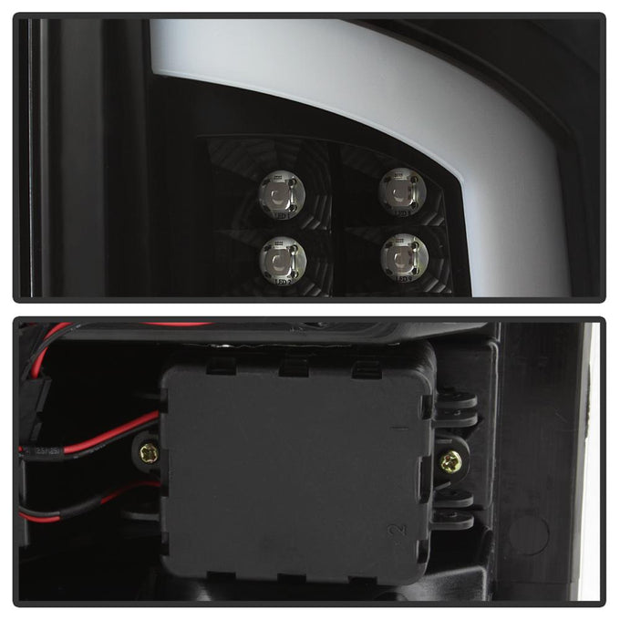 Version 3 Black Light Bar LED Tail Lights <br>07-08 Dodge Ram 1500 07-09 Dodge Ram 2500 Ram 3500