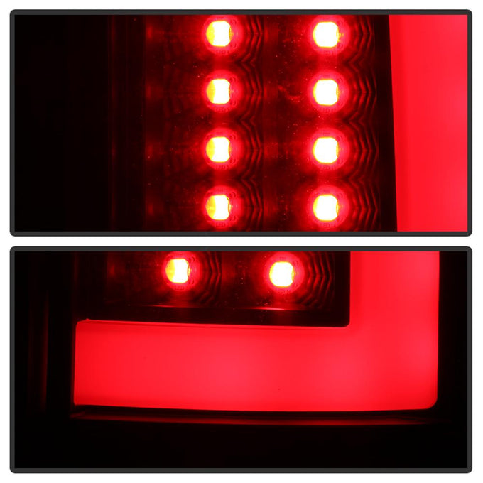 Version 3 Black Light Bar LED Tail Lights <br>07-08 Dodge Ram 1500 07-09 Dodge Ram 2500 Ram 3500