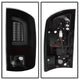 Version 3 Black Smoke Light Bar LED Tail Lights <br>07-08 Dodge Ram 1500 07-09 Dodge Ram 2500 Ram 3500
