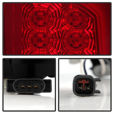 Version 3 Red Clear Light Bar LED Tail Lights <br>07-08 Dodge Ram 1500 07-09 Dodge Ram 2500 Ram 3500