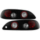 Black Smoke Euro Style Tail Lights <br>98-02 Toyota Corolla