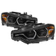LED DRL Black Projector Headlights <br>12-14 BMW 328i xDrive 320i 328i 335i 335i xDrive