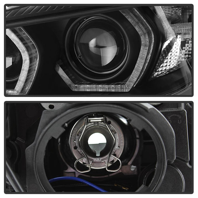 LED DRL Black Projector Headlights <br>12-14 BMW 328i xDrive 320i 328i 335i 335i xDrive