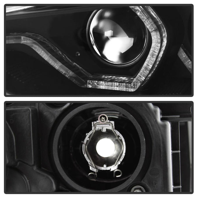 LED DRL Black Projector Headlights <br>12-14 BMW 328i xDrive 320i 328i 335i 335i xDrive
