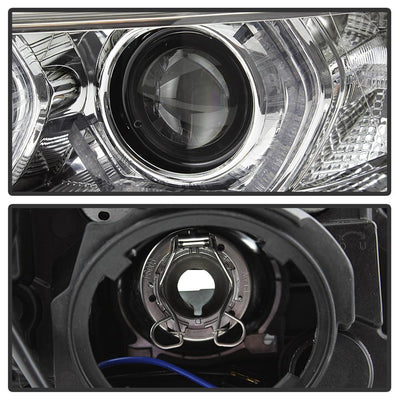 LED DRL Chrome Projector Headlights <br>12-14 BMW 328i xDrive 320i 328i 335i 335i xDrive