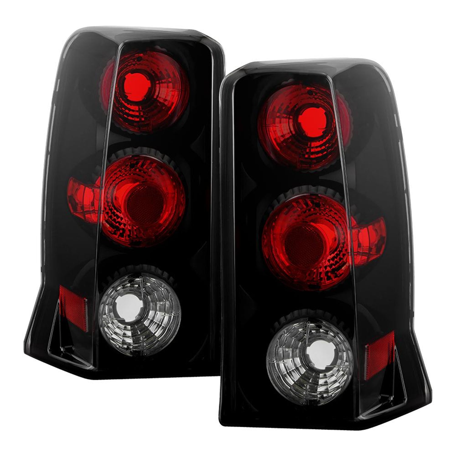 Black Smoke Euro Style Tail Lights <br>02-06 Cadillac Escalade 03-06 Cadillac Escalade ESV