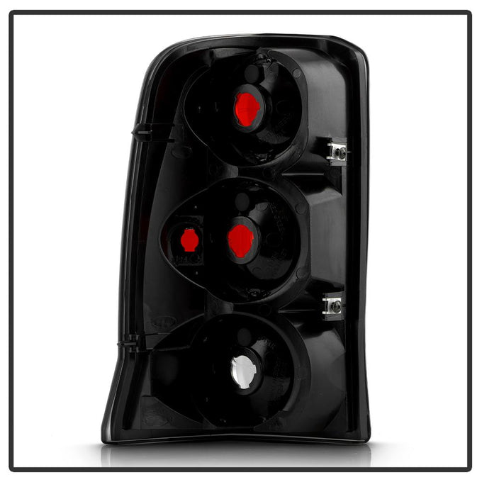 Black Smoke Euro Style Tail Lights <br>02-06 Cadillac Escalade 03-06 Cadillac Escalade ESV