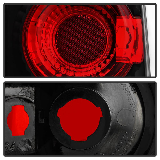 Black Smoke Euro Style Tail Lights <br>02-06 Cadillac Escalade 03-06 Cadillac Escalade ESV