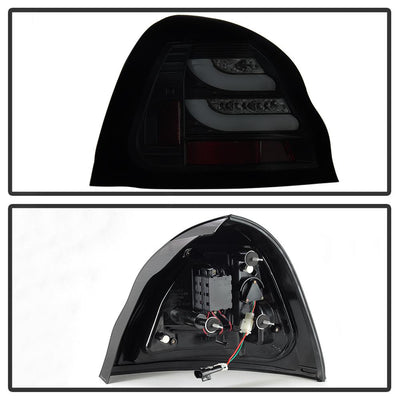 Black Smoke LED Tail Lights <br>04-08 Pontiac Grand Prix