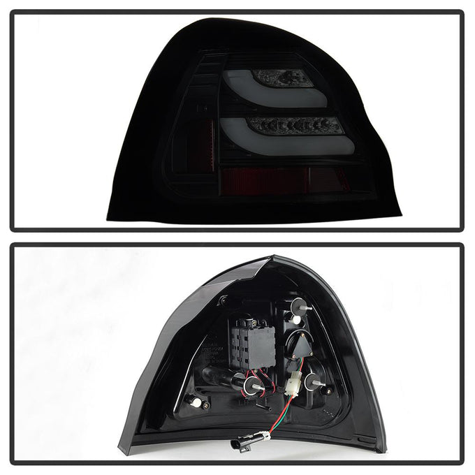 Black Smoke LED Tail Lights <br>04-08 Pontiac Grand Prix