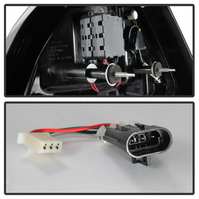 Black Smoke LED Tail Lights <br>04-08 Pontiac Grand Prix
