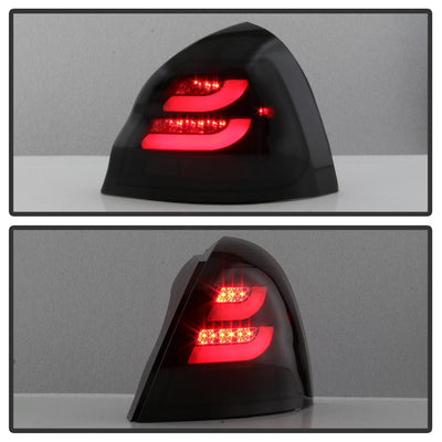 Black Smoke LED Tail Lights <br>04-08 Pontiac Grand Prix