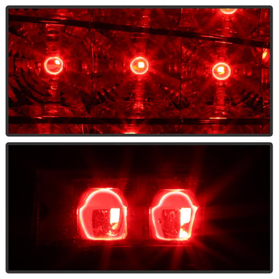 Black Smoke LED Tail Lights <br>06-08 Dodge Charger