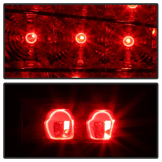 Black Smoke LED Tail Lights <br>06-08 Dodge Charger
