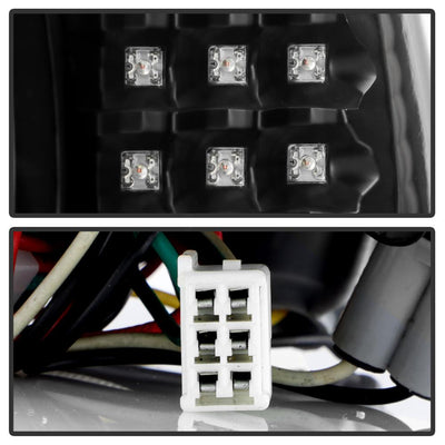 Black LED Tail Lights <br>98-05 Lexus GS300 98-00 Lexus GS400