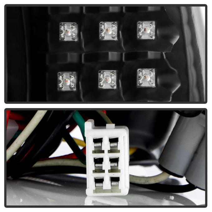 Black LED Tail Lights <br>98-05 Lexus GS300 98-00 Lexus GS400