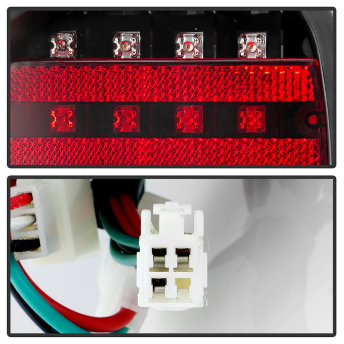 Black LED Tail Lights <br>98-05 Lexus GS300 98-00 Lexus GS400