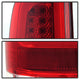 Version 3 Red Clear Light Bar LED Tail Lights <br>97-03 Ford F-150, 1999 F-250, 99-07 F250-F550 Super Duty
