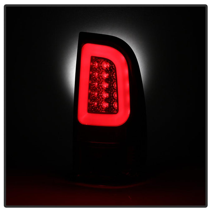 Version 3 Red Clear Light Bar LED Tail Lights <br>97-03 Ford F-150, 1999 F-250, 99-07 F250-F550 Super Duty