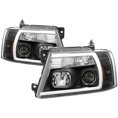 Black Projector Headlights <br>04-08 Ford F-150
