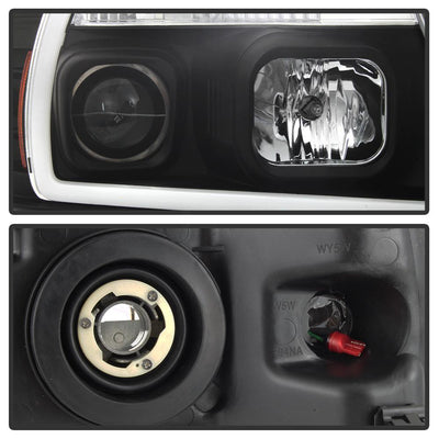 Black Projector Headlights <br>04-08 Ford F-150