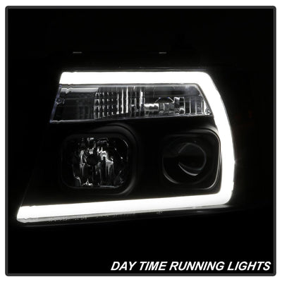 Black Projector Headlights <br>04-08 Ford F-150