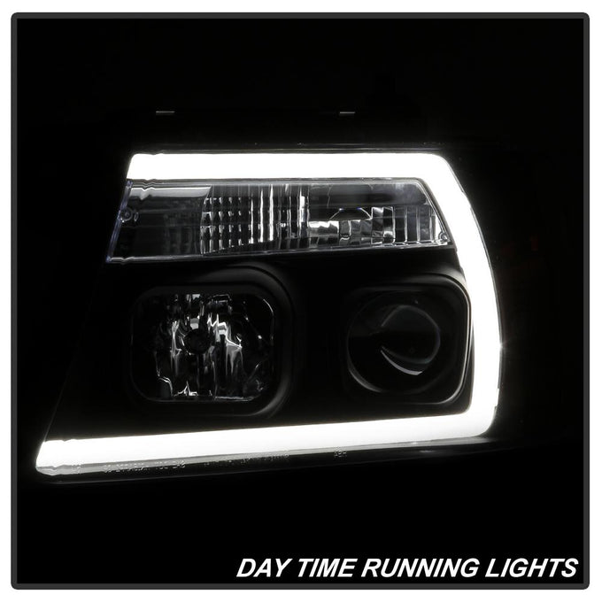 Black Projector Headlights <br>04-08 Ford F-150