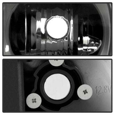 Version 2 Black Light Bar DRL Projector Headlights <br>99-06 GMC Sierra 1500-3500, Yukon, 2007 Classic