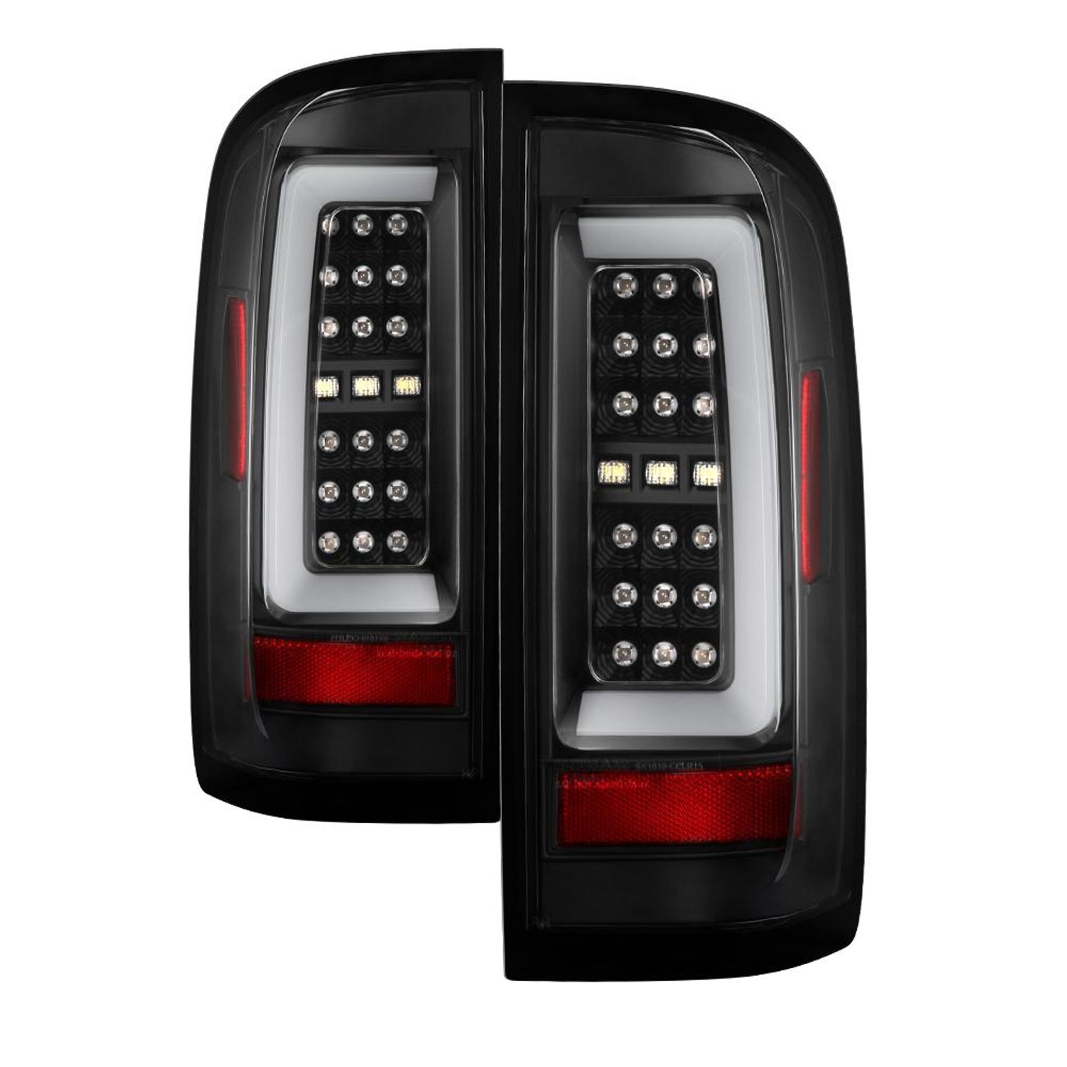 Black LED Tail Lights <br>15-22 Chevrolet Colorado 15-19 GMC Canyon