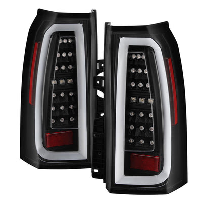 Black LED Tail Lights <br>15-19 Chevrolet Suburban Tahoe 16-19 Suburban 3500 HD