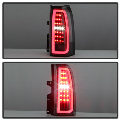 Black LED Tail Lights <br>15-19 Chevrolet Suburban Tahoe 16-19 Suburban 3500 HD