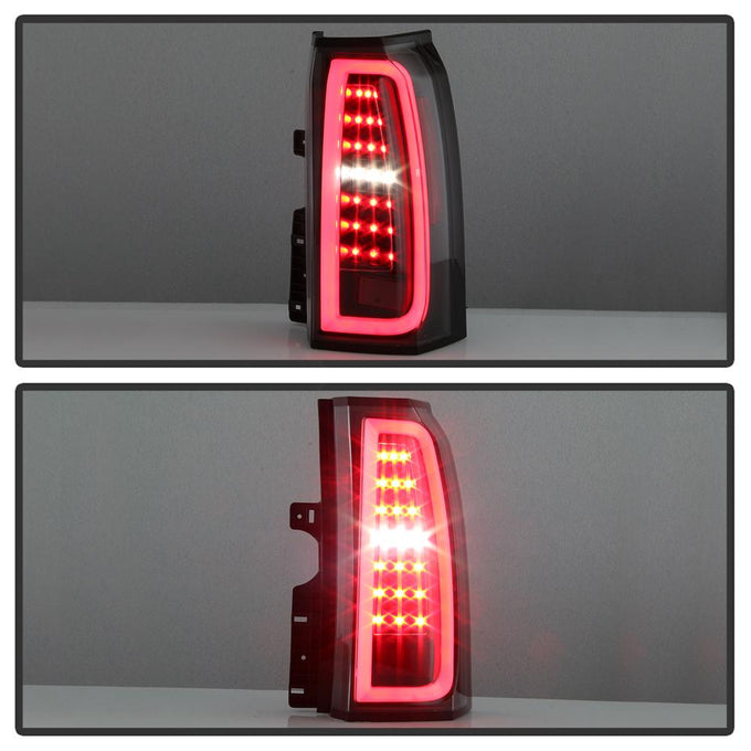 Black LED Tail Lights <br>15-19 Chevrolet Suburban Tahoe 16-19 Suburban 3500 HD