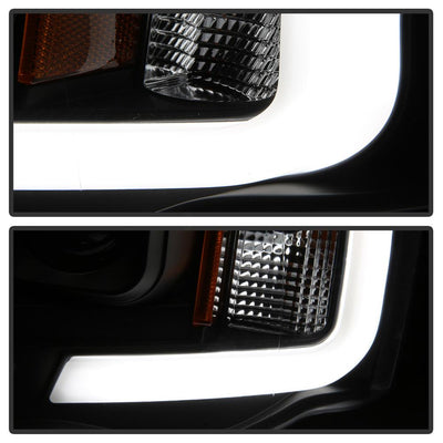 Black Light Bar Projector Headlights <br>02-05 Dodge Ram 1500 03-05 Dodge Ram 3500 Ram 2500
