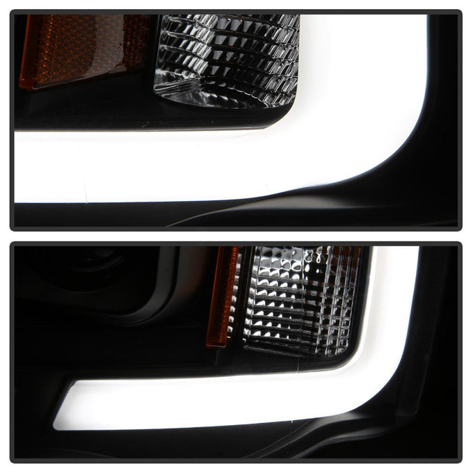 Black Light Bar Projector Headlights <br>02-05 Dodge Ram 1500 03-05 Dodge Ram 3500 Ram 2500