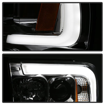 Version 2 Chrome Light Bar DRL Projector Headlights <br>02-05 Dodge Ram 1500 03-05 Dodge Ram 3500 Ram 2500
