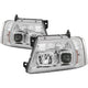 Chrome Light Bar Projector Headlights <br>04-08 Ford F-150