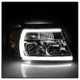 Chrome Light Bar Projector Headlights <br>04-08 Ford F-150