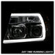 Chrome Light Bar Projector Headlights <br>04-08 Ford F-150