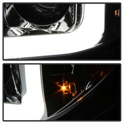 Version 2 Chrome Light Bar DRL Projector Headlights <br>07-13 Toyota Tundra 08-13 Toyota Sequoia