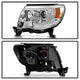 Version 2 Chrome Light Bar DRL Projector Headlights <br>05-11 Toyota Tacoma