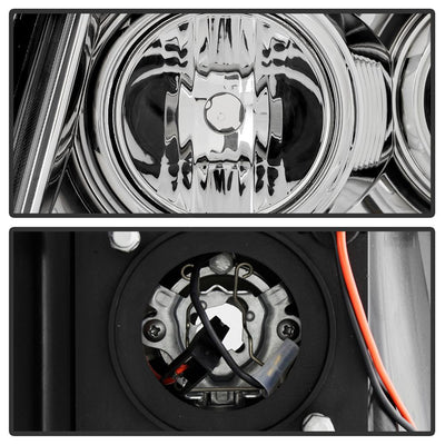 Version 2 Chrome Light Bar DRL Projector Headlights <br>05-11 Toyota Tacoma