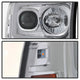 Chrome 1PC Light Bar Projector Headlights <br>99-04 Ford F-250 Super Duty 00-04 Ford Excursion