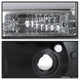 Chrome 1PC Light Bar Projector Headlights <br>99-04 Ford F-250 Super Duty 00-04 Ford Excursion