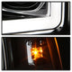 Chrome 1PC Light Bar Projector Headlights <br>99-04 Ford F-250 Super Duty 00-04 Ford Excursion
