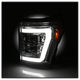 Version 2 Chrome Light Bar DRL Projector Headlights <br>11-16 Ford F-250 F-350 F-450 Super Duty